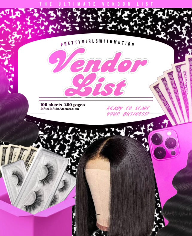 Pretty Girl Vendors List